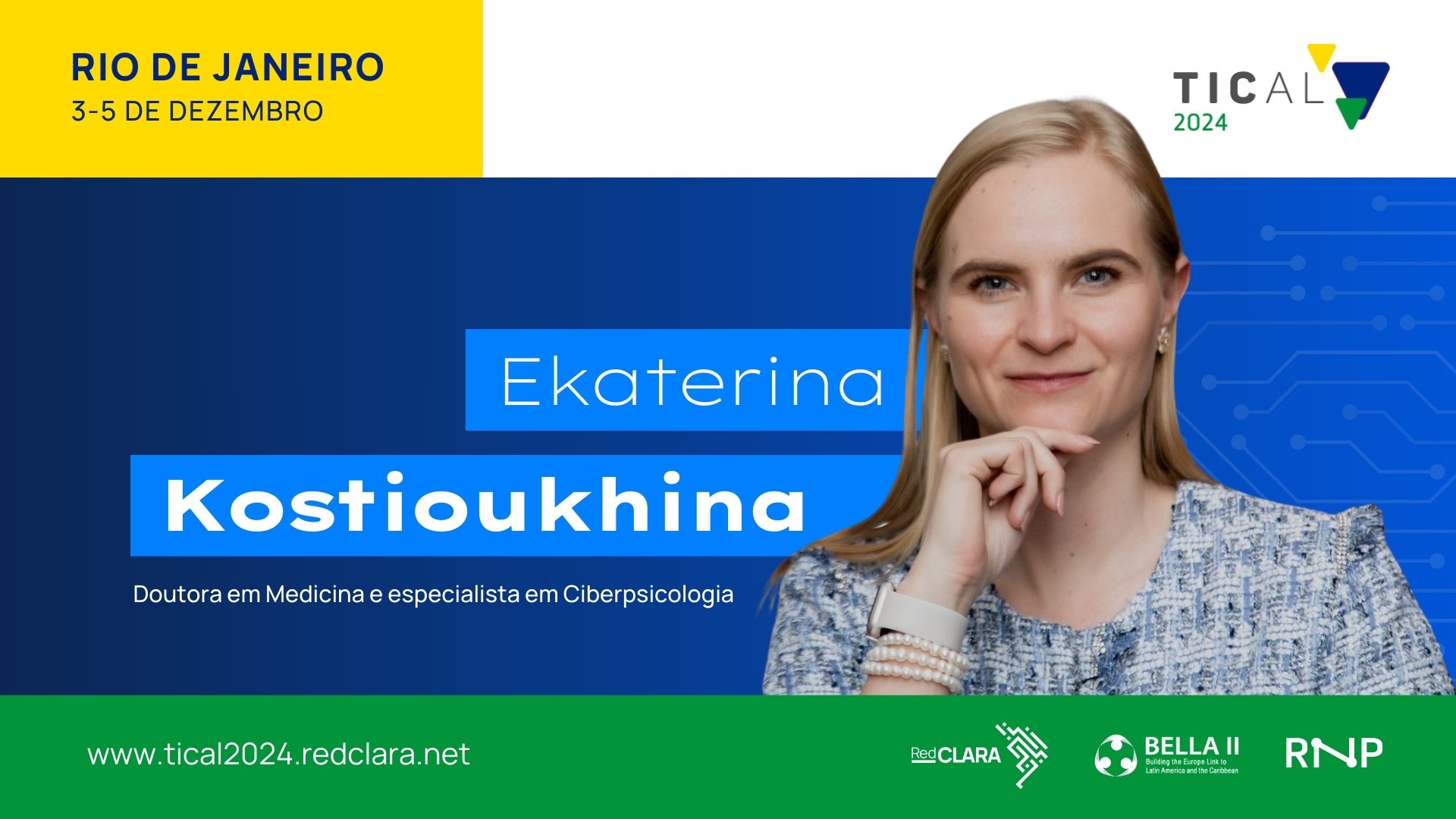 TICAL2024 confirma sua primeira palestrante internacional: Ekaterina Kostioukhina