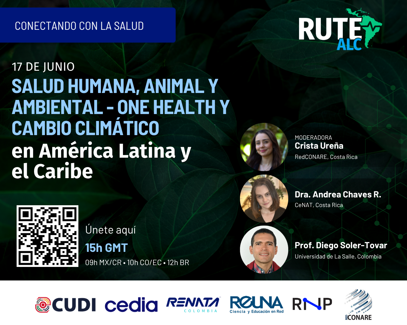 17 de junio:  Participe en el webinar RUTE-ALC sobre One Health y cambio climático en América Latina y el Caribe