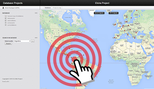 Mapa interactivo de ELCIRA muestra grupos de investigación de Europa y América Latina 